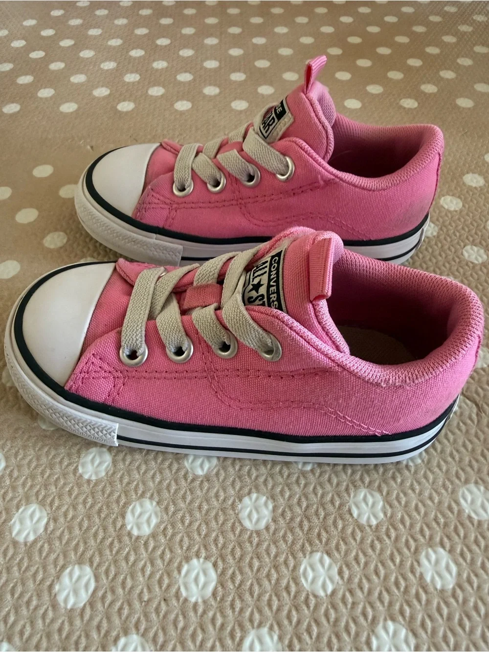 Converse All Star Kids Pink Low Top Sneakers size Toddler 7